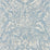 Scalamandre Mansfield Damask Print Bluestone & Silver Fabric SC165980002