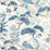 Scalamandre Shenyang Linen Print Porcelain Fabric Sample SC166010002