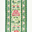 Scalamandre Royal Peony Linen Print Spring Green Fabric Sample SC166130002