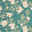 Scalamandre Peonia Linen Print Emerald Isle Fabric SC166160002