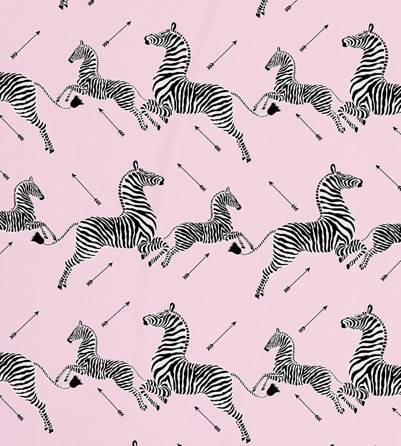Scalamandre Zebras Petite Peony Fabric Sample SC166410002