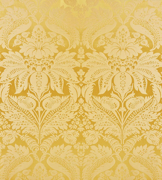 Scalamandre Newport Damask Vermeil Fabric Sample SC20100M0002