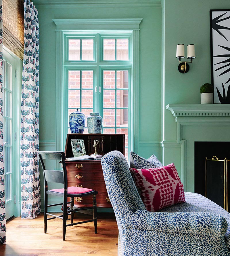 Scalamandre Corbet Blue Fabric Sample SC264230002