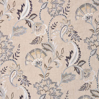 Scalamandre Adara Embroidery Flax Fabric SC270360002