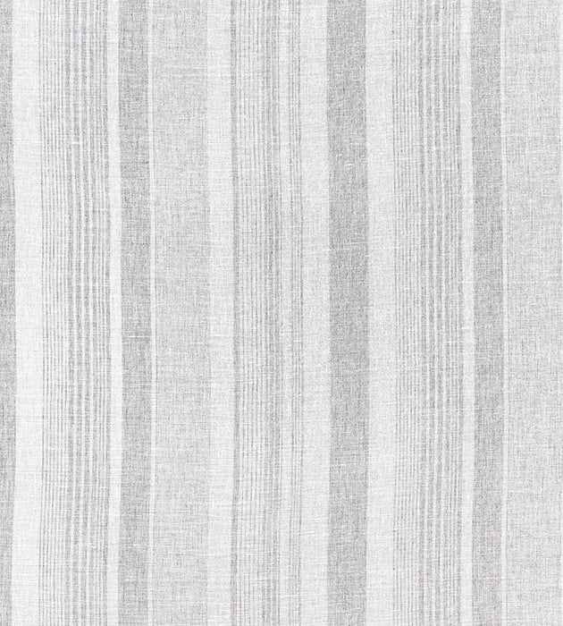 Scalamandre Montauk Stripe Sheer Fog Fabric Sample SC270460002