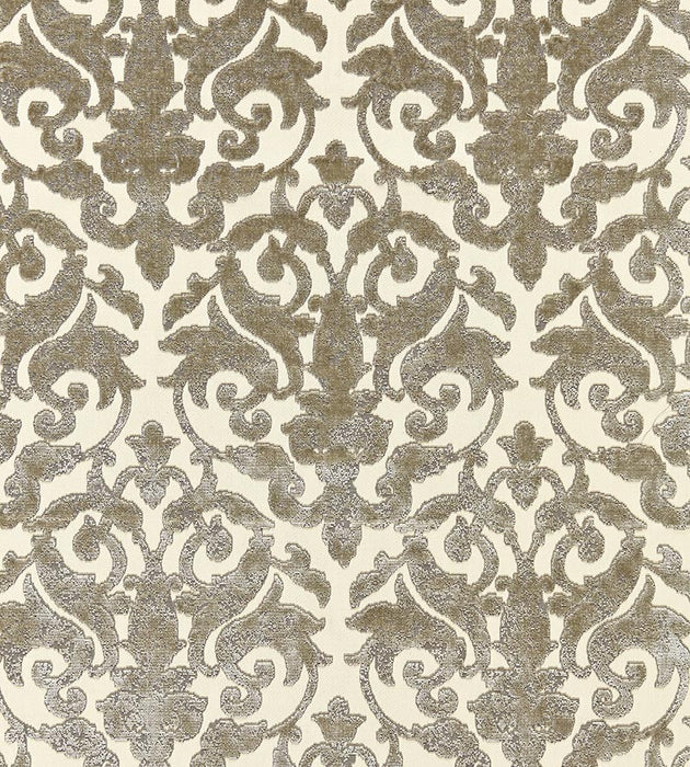 Scalamandre Venezia Silk Velvet Pewter Fabric Sample SC270780002