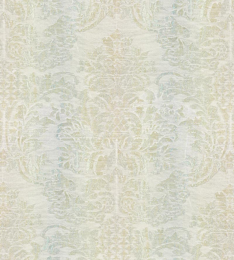 Scalamandre Sorrento Linen Damask Mineral Fabric Sample SC270930002