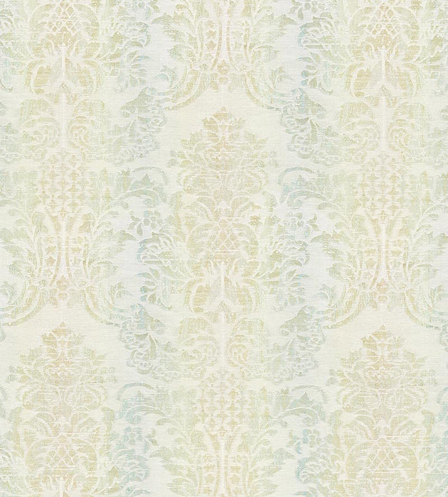 Scalamandre Sorrento Linen Damask Mineral Fabric Sample SC270930002