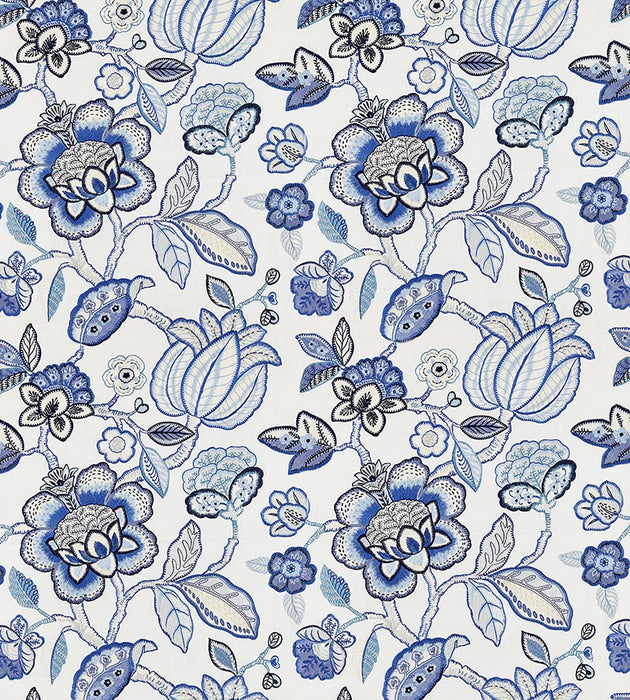 Scalamandre Coromandel Embroidery Porcelain Fabric SC271260002