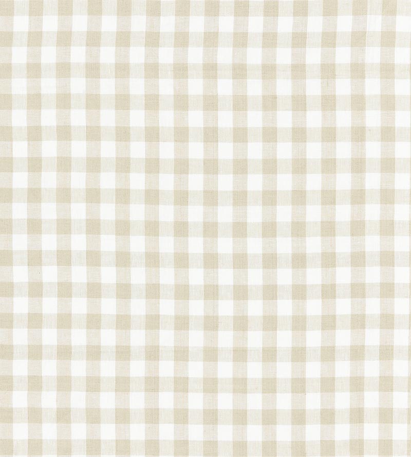 Scalamandre Swedish Linen Check Flax Fabric Sample SC271660002