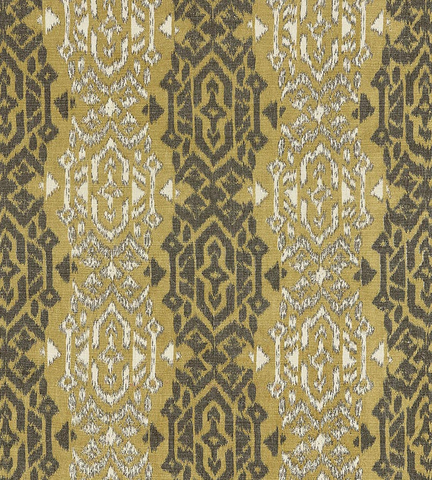 Scalamandre Sumatra Ikat Weave Golden Wheat Fabric Sample SC271670002