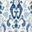 Scalamandre Mandalay Ikat Embroidery Porcelain Fabric Sample SC271720002