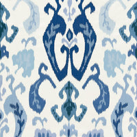 Scalamandre Mandalay Ikat Embroidery Porcelain Fabric SC271720002