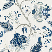 Scalamandre Palampore Embroidery Porcelain Fabric SC271750002