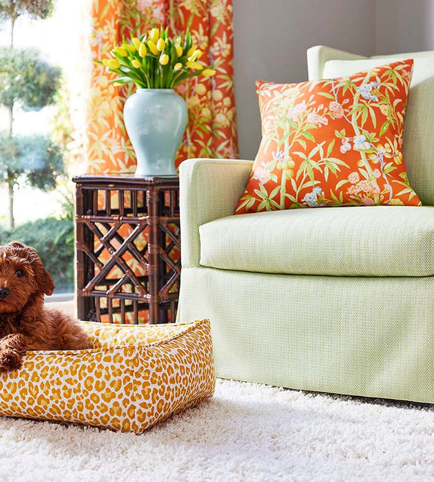 Scalamandre Tahiti Tweed Palm Fabric Sample SC271920002