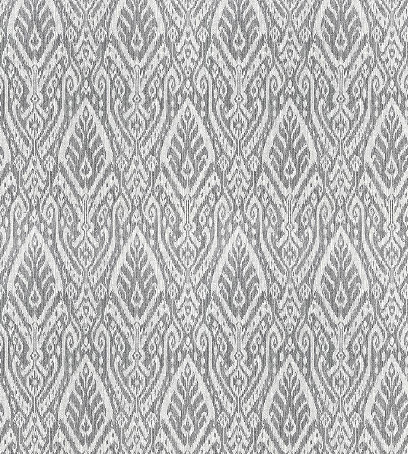 Scalamandre Borneo Ikat Smoke Fabric Sample SC271960002