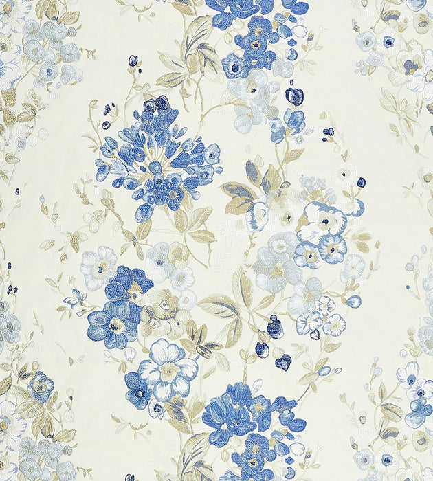 Scalamandre Antonella Lampas Morning Glory Fabric Sample SC272240002