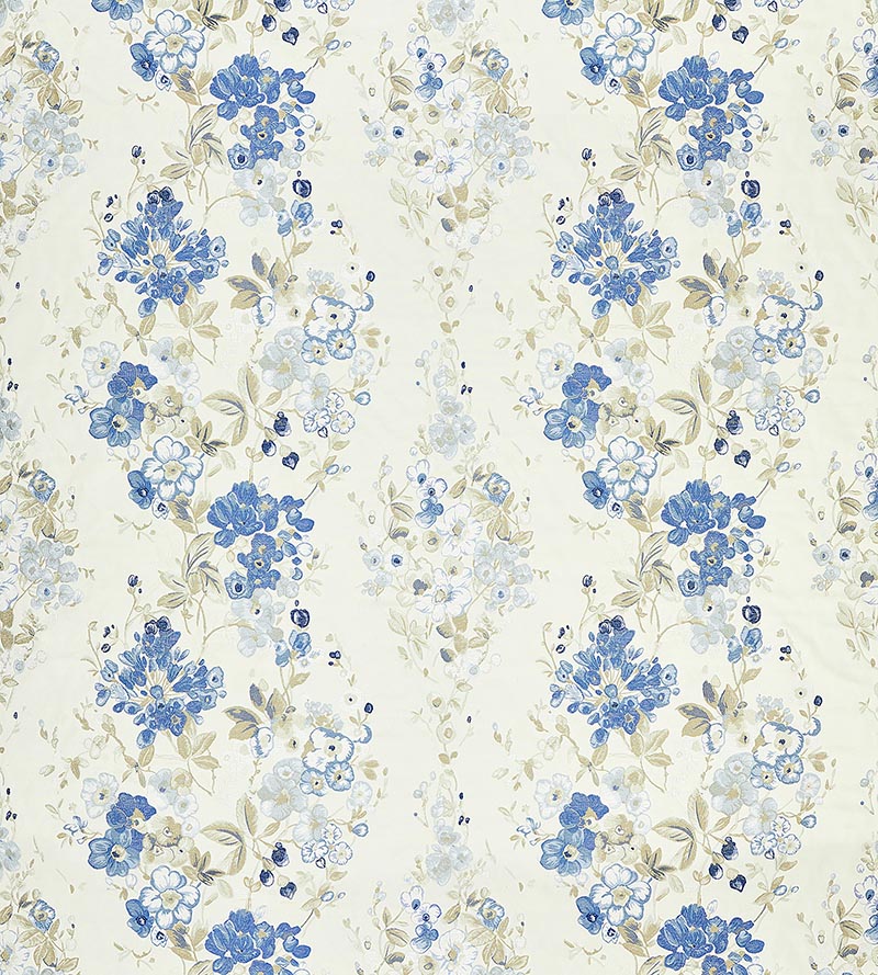 Scalamandre Antonella Lampas Morning Glory Fabric Sample SC272240002