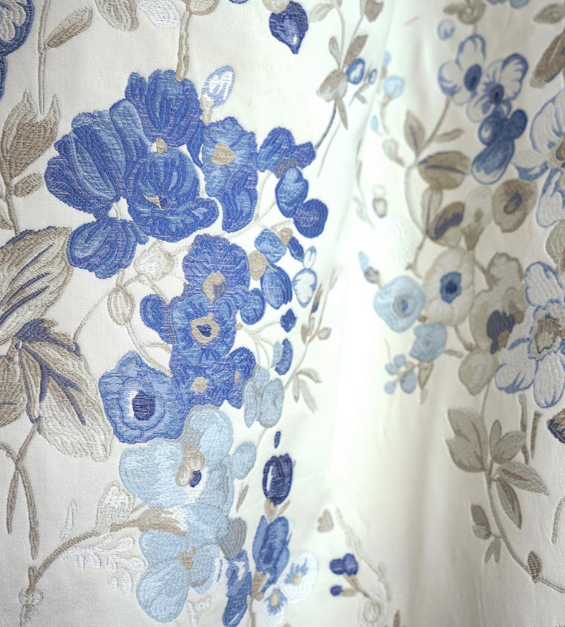 Scalamandre Antonella Lampas Morning Glory Fabric SC272240002