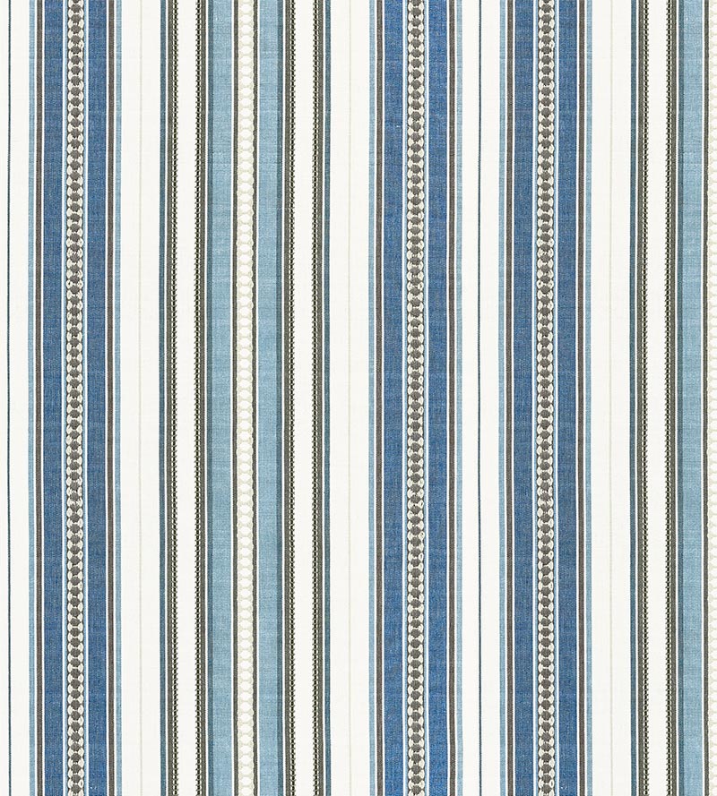 Scalamandre Nile Stripe Blue Jay Fabric SC272530002