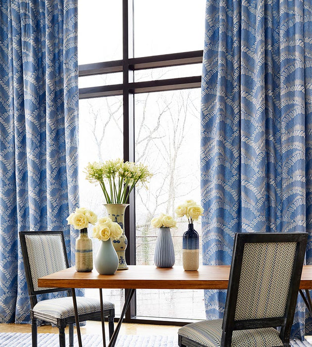 Scalamandre Lovegrass Embroidery Marlin Fabric Sample SC272560002