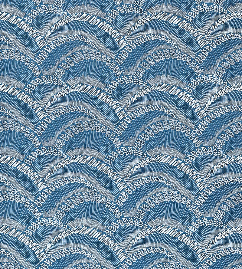 Scalamandre Lovegrass Embroidery Marlin Fabric Sample SC272560002