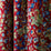 Scalamandre Millefleur Velvet Ruby Cobalt Fabric Sample SC273280002