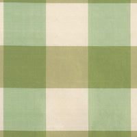 Scalamandre Woodland Check Green & Ivory Fabric SC362910002