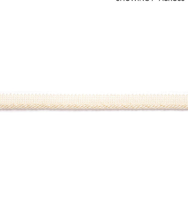 Scalamandre Millstone Twisted Cord Cream Trim Sample SCC3040002
