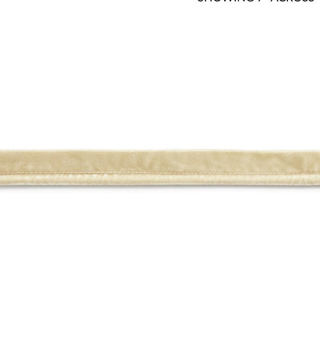 Scalamandre Velvet Rope Cord Light Camel Trim Sample SCC3160002
