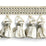 Scalamandre Plaza Tassel Fringe Heron Trim Sample SCFT15050002