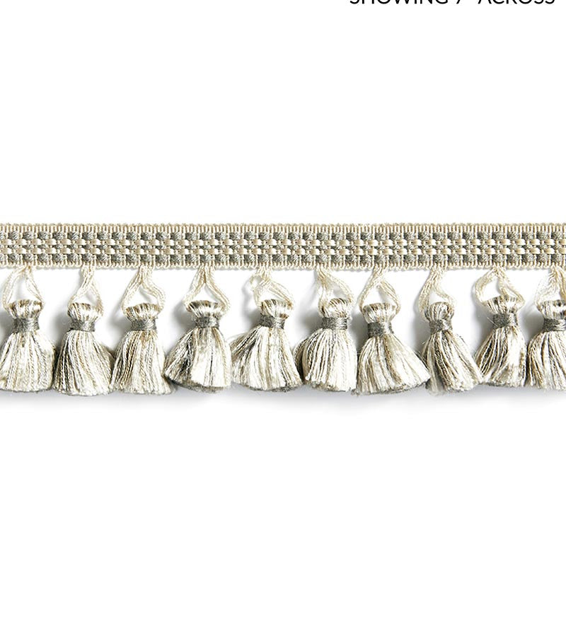 Scalamandre Plaza Tassel Fringe Heron Trim Sample SCFT15050002