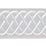 Scalamandre Helix Embroidered Tape Mineral Trim Sample SCT32840002