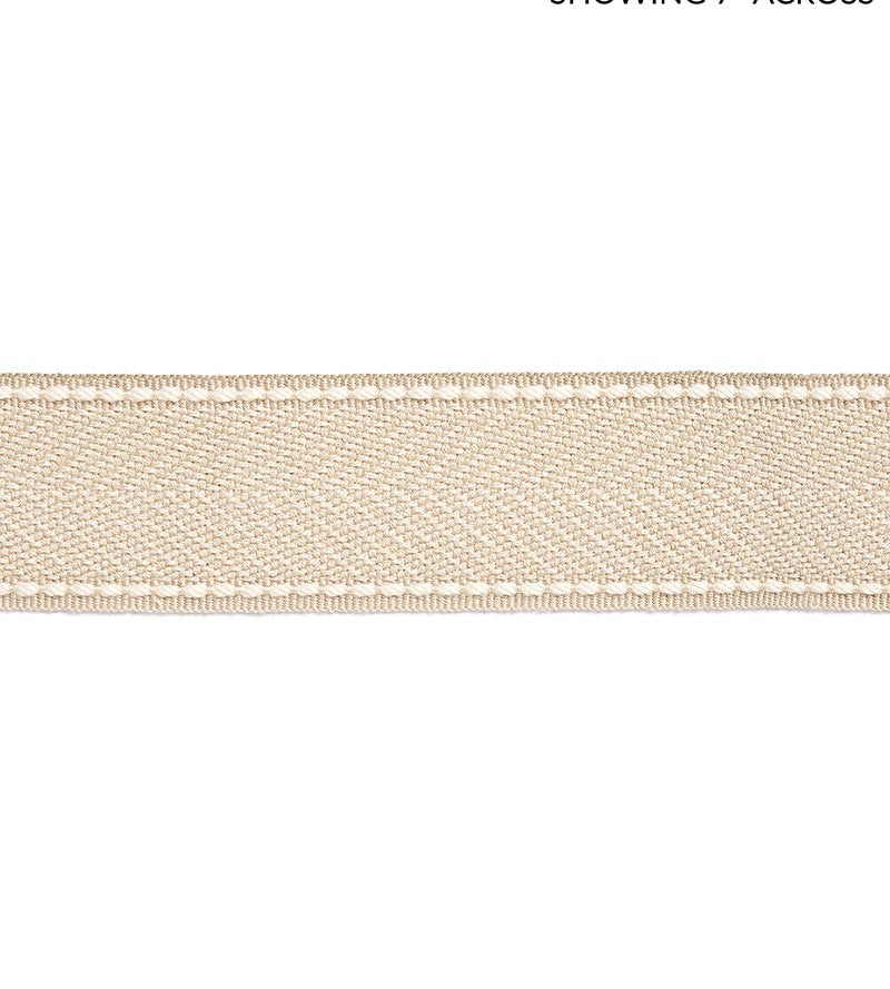 Scalamandre Montauk Herringbone Tape Linen Trim SCT32850002