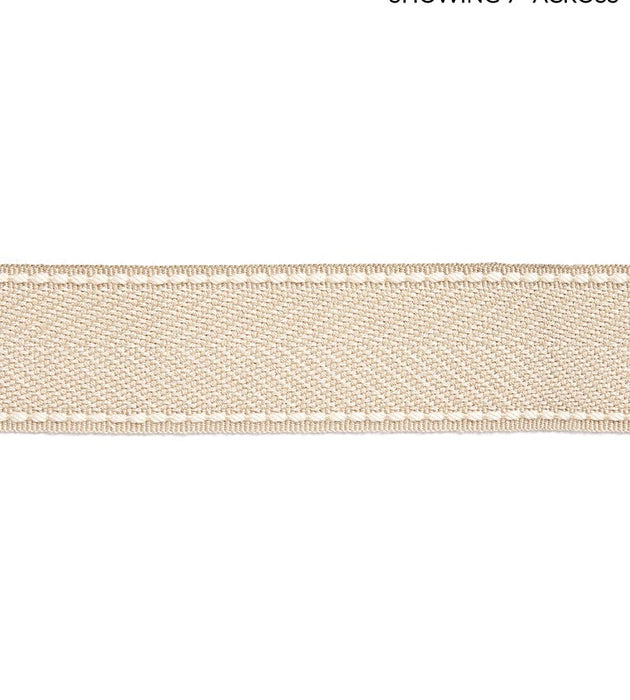 Scalamandre Montauk Herringbone Tape Linen Trim SCT32850002
