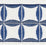 Scalamandre Fiori Embroidered Tape Delft Trim Sample SCT32880002