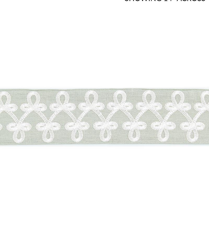 Scalamandre Empress Embroidered Tape Mineral Trim SCT33210002