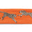 Scalamandre Leaping Cheetah Embrdry Tape Clementine Trim SCT33310002