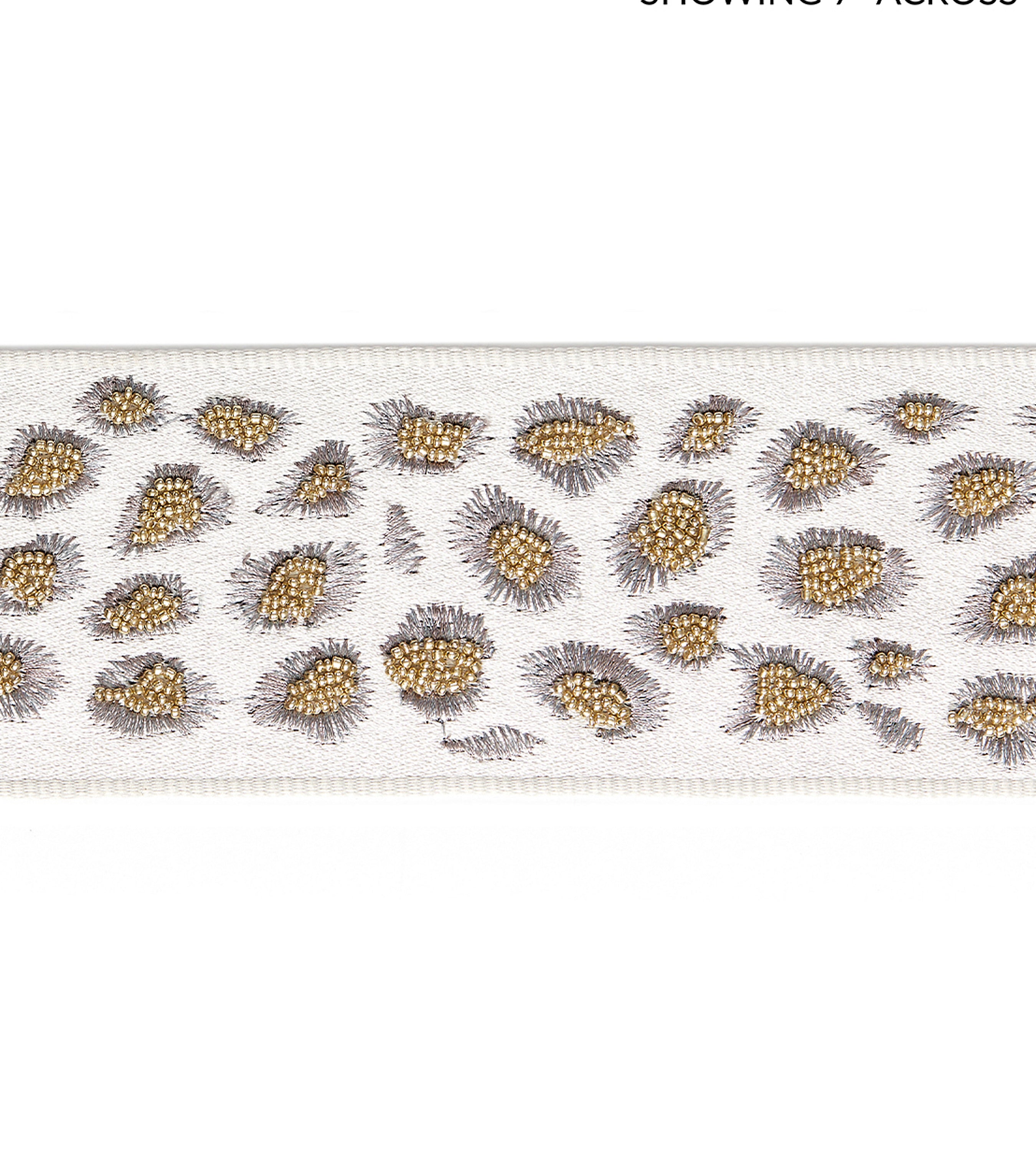 Scalamandre Catwalk Embellished Tape Looking Glass Trimming Sample SCT33330002