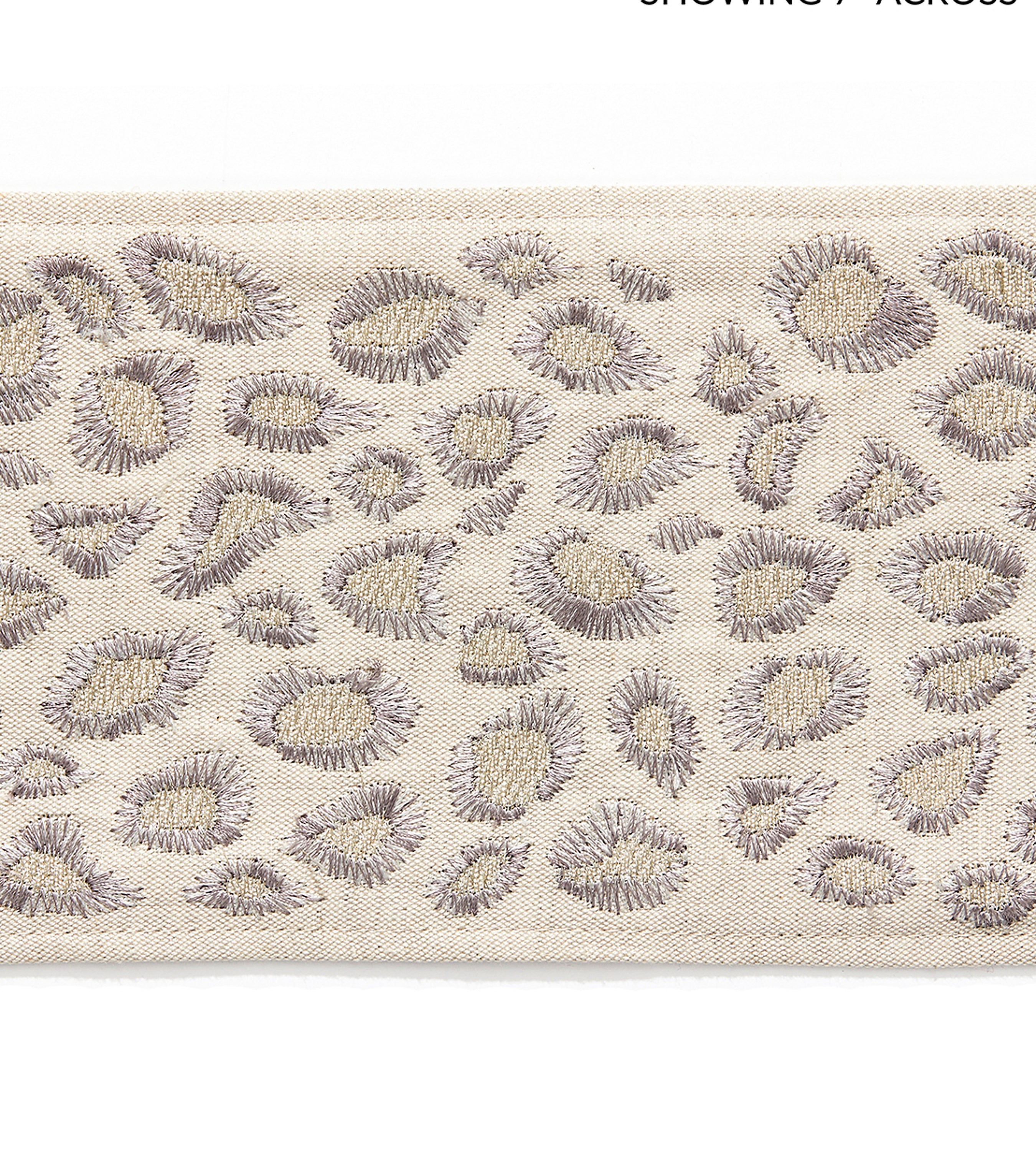 Scalamandre Catwalk Embroidered Tape Looking Glass Trimming Sample SCT33340002
