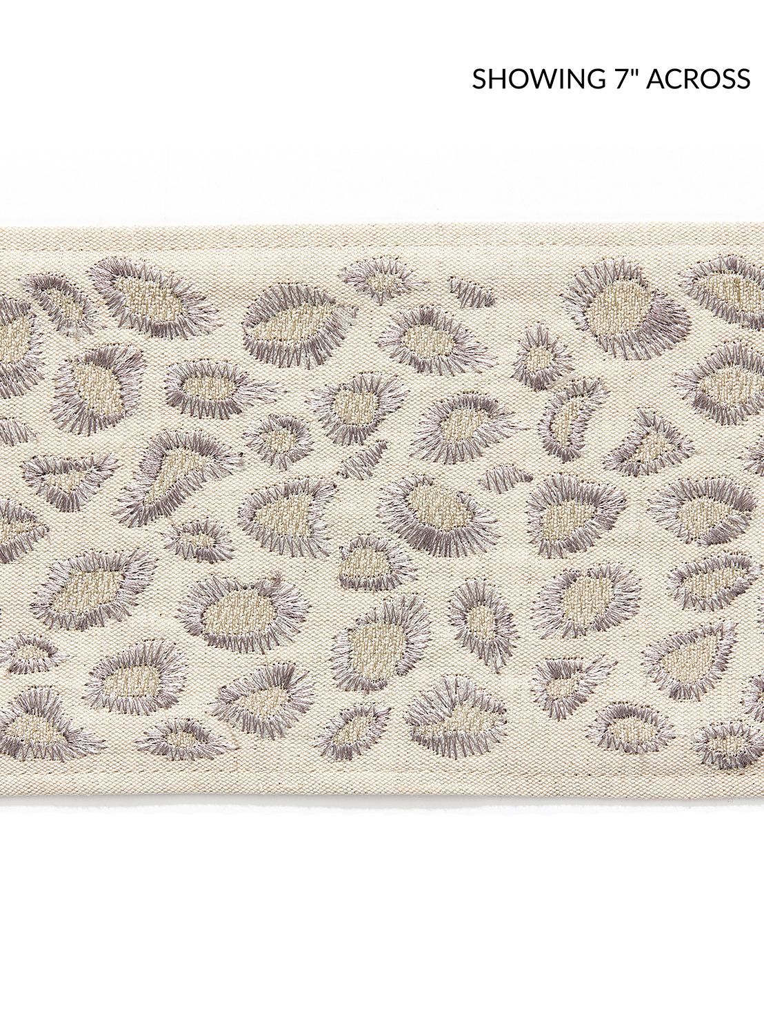 Scalamandre Catwalk Embroidered Tape Looking Glass Trim Sample SCT33340002
