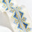 Scalamandre Flamme Embroidered Tape Blue And Yellow Trim SCT33350002