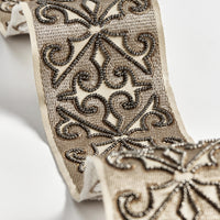 Scalamandre Saxony Embellished Tape Bronze Trim SCT33370002