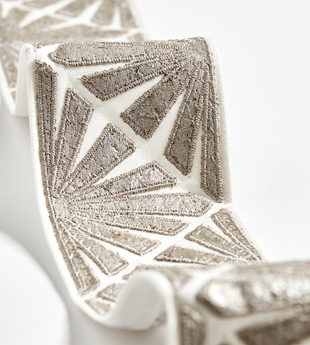 Scalamandre Milan Applique Tape Antique Trimming Sample SCT33380002