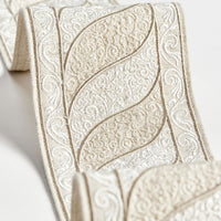 Scalamandre Paisley Embroidered Tape Fawn Trim SCT33400002