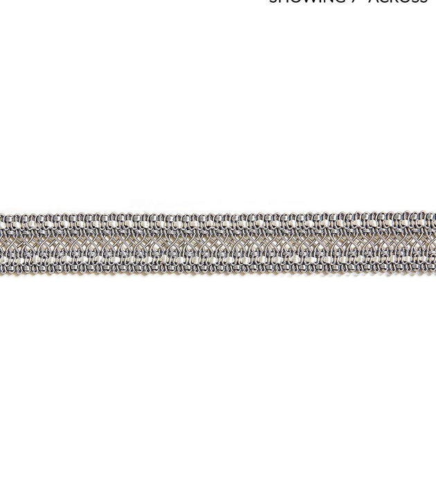 Scalamandre Selena Gimp Braid Zinc Trim Sample SCV12400002