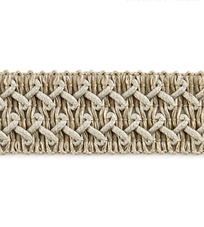Scalamandre Kaarina Linen Braid Natural Trim SCV12440002