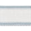 Scalamandre Odeon Shimmer Braid Blue Ice Trim Sample SCV12490002