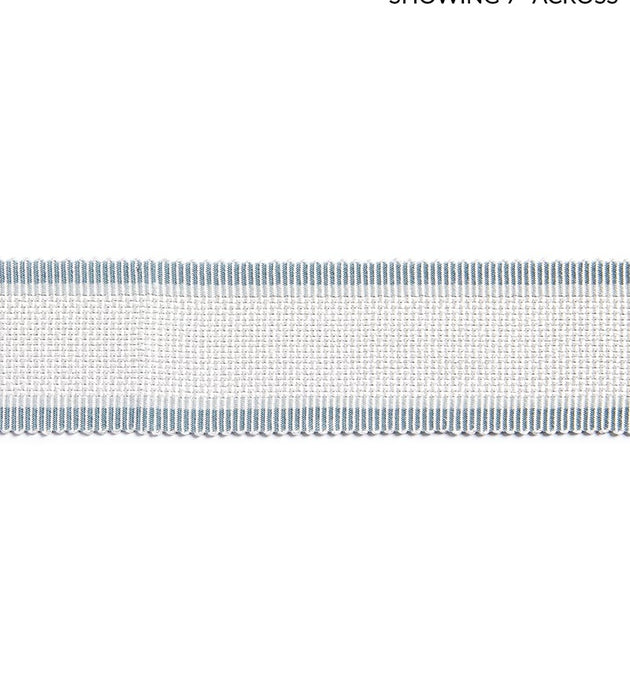 Scalamandre Odeon Shimmer Braid Blue Ice Trim Sample SCV12490002