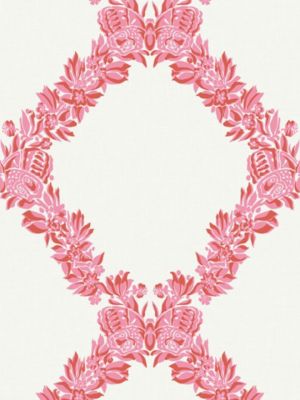 Scalamandre Wreath | Removable Valentino Wallpaper Sample SCWP20370PS0002